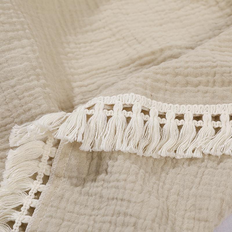 Coperte in mussola di cotone per neonato Coperta in nappa per neonato Copriletto trapuntato per neonato avvolgente in mussola di cotone