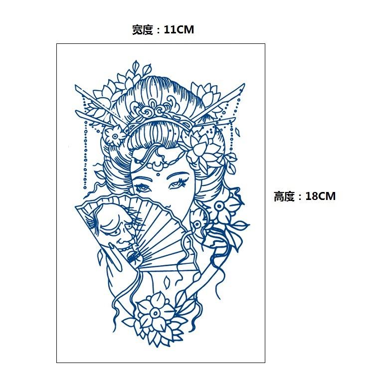 Semipermanent Herbal Tattoo Xinyao Antirubbing Sticker Gradual Change Internet Celebrity Waterproof For 15 Days Without Fading Sticker