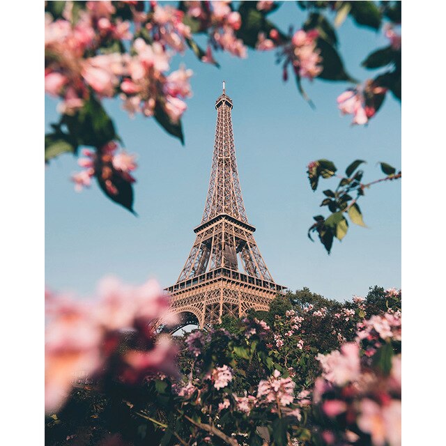 Pittura diamante 5D fai da te Torre Eiffel Pieno tondo/quadrato trapano mosaico diamante ricamo paesaggio strass immagini decorazioni per la casa