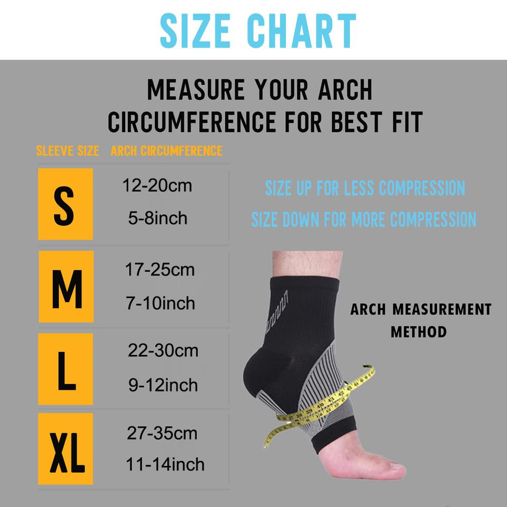 1 Pair Open Toe Compression Ankle Sleeve Brace Socks Plantar Fasciitis Support Injury Recovery Joint Pain Relief