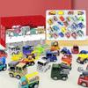 24 Days Christmas Advent Calendar, Car Toys Engineering Fire Truck Car Toys 2025 Countdown Calendar, Gift Box for Kids