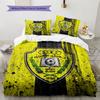 Al Wasl Football Club  Pattern Bedding Quilt Set  Home Decoration  Gift (1 * duvet cover + 2 * pillowcase  without core)