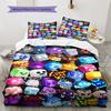 Blox Fruits Pattern Bedding,Quilt Set Quilt Cover Pillowcase Home Birthday Gift(1 * Duvet Cover + 2 * Pillowcase, Without Core)