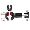 2x Aluminum Alloy Clamp Bracket Driving Fog Auxiliary Light Mounting 360 Degree Adjustment Horizontal Bull Bar Mounting Bracket