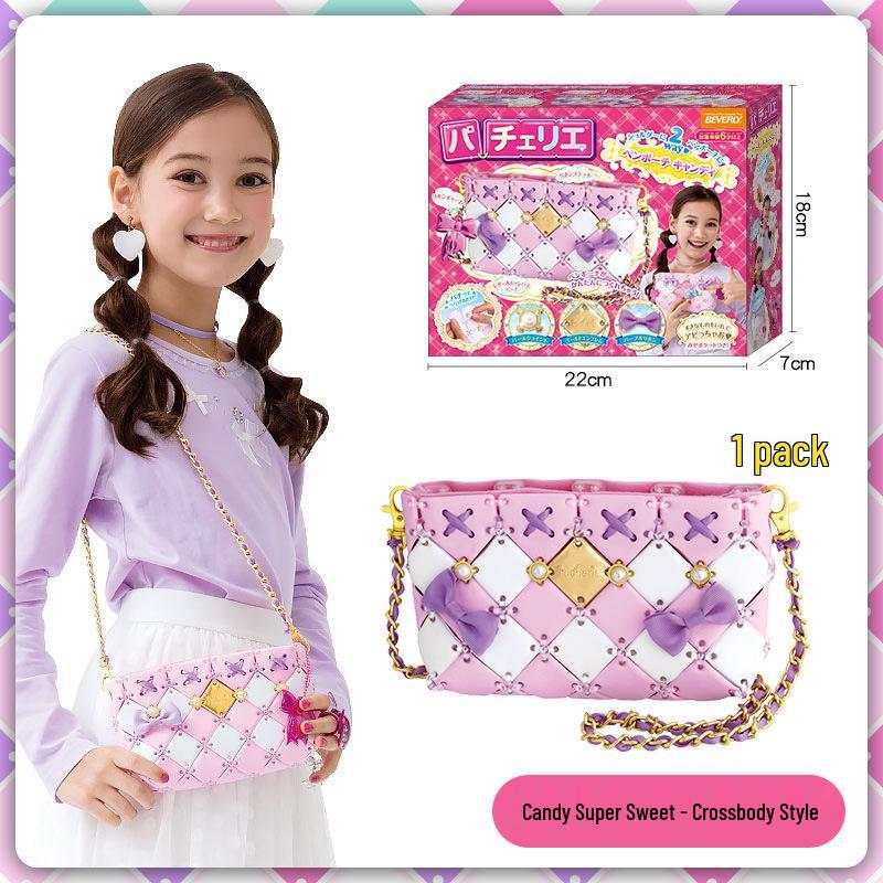 Handmade Japanese Puzzle DIY Bag for Girls (Ages 3-9) - Educational Toy & Birthday Gift