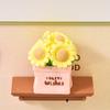 Miniature Potted Flower Mini Resin Artificial Bonsai Dollhouse Accessory Tiny Fairy Garden Ornaments for DIY Crafts