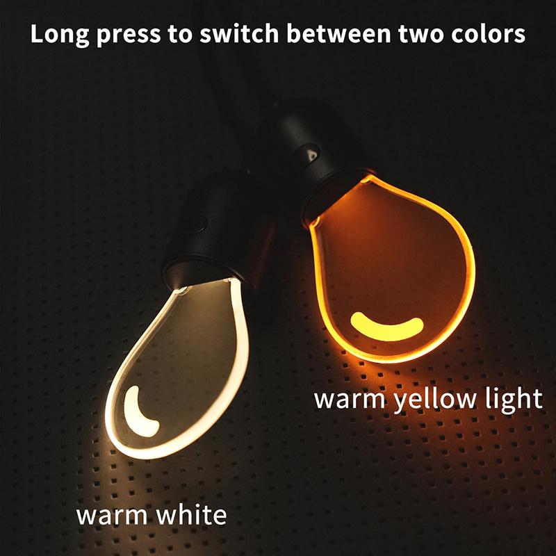 Car Rearview Mirror Pendant Decor Flat Acrylic Retro Light Bulb Atmosphere Ambient Light Interior Decoration For Car 1/2Pcs