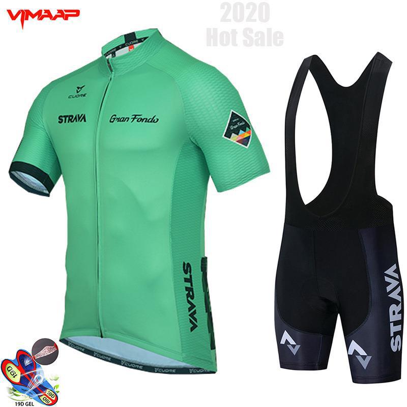 Cycling Suit Short Sleeve Strap Set Mountain Bike Men's Summer Riding Gear