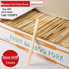 ZISIZ Disposable Bamboo Fruit Fork Set