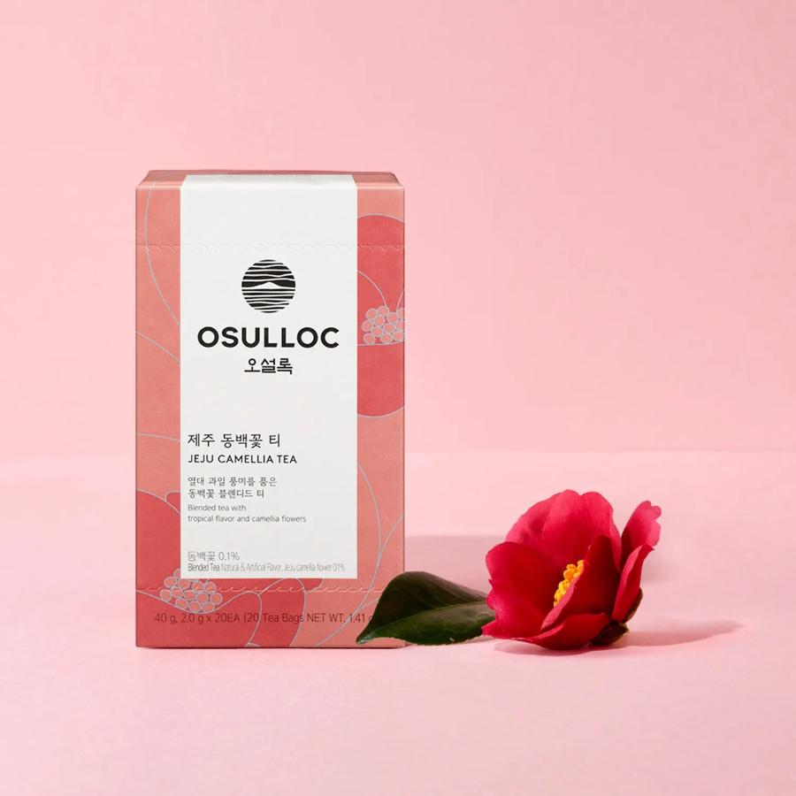 OSULLOC Jeju Camellia Flower Tea 20ea*2box Flower Tea 20ea*2box