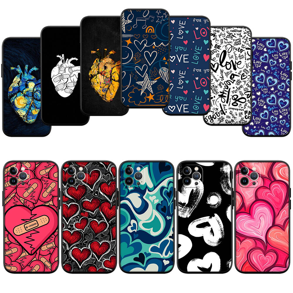 Calm Heart Neue Handyhülle für Redmi Note 8 9 10 11 11S 10C 10X 10A 10T 9A 9C 9T 9S 8T Pro Max Plus Prime