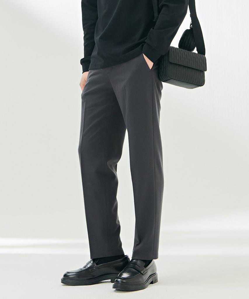 CHASECULT Men'S Tapered Side Banding Slacks-Dark2211B0L