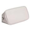 Coach Lara Zipper Closure Detachable Shoulder Strap Classic Gold Label Glossy Nappa Leather Handbag Women Handbag Chalk-White CEA01-IMCHK