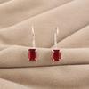 Pink Rubellite Gemstone 925 Sterling Silver Women Earring 1" Handmade Jewelry For Valentine EE-180-6
