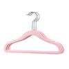16Pcs Velvet Hangers Non-Slip Rotin Baby Clothes Hangers Portable Children Closet Organizer Drying Clothes Space Saving