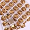 High Quality Rivoli 80+ Colors Rhinestones Crystal AB Sew-on Glass Gems Clothing Flatback Sewing Stones Women Bling Bling Shine