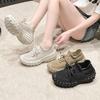 Fashion Women's Shoes 2025 New Breathable Mesh Women's Thick Sole Leisure Sports Shoes Comfortable Outdoor Running Shoes Zapatos Mujer