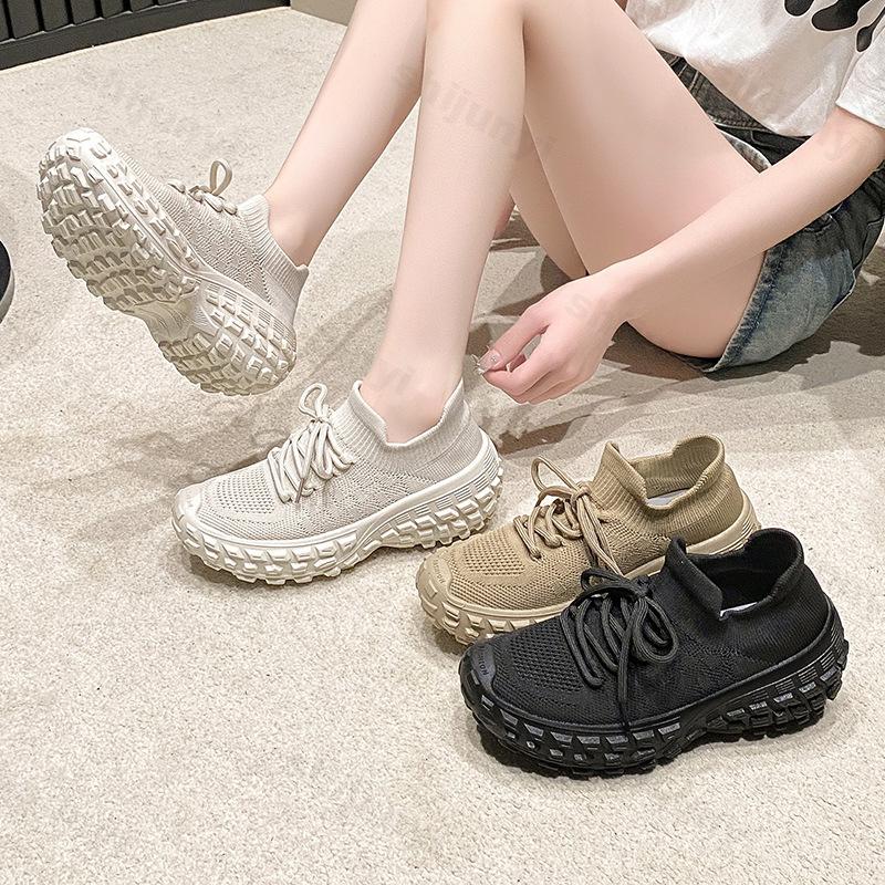 Fashion Women's Shoes 2025 New Breathable Mesh Women's Thick Sole Leisure Sports Shoes Comfortable Outdoor Running Shoes Zapatos Mujer