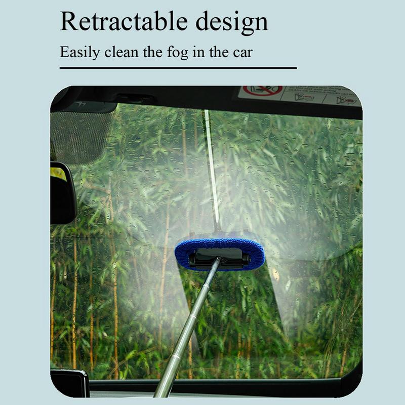 Car Window Squeegee Rearview Mirrors Wiper Car Window Cleaner Retractable Window Squeegee Car Window Wiper Side Mirrors Squeegee