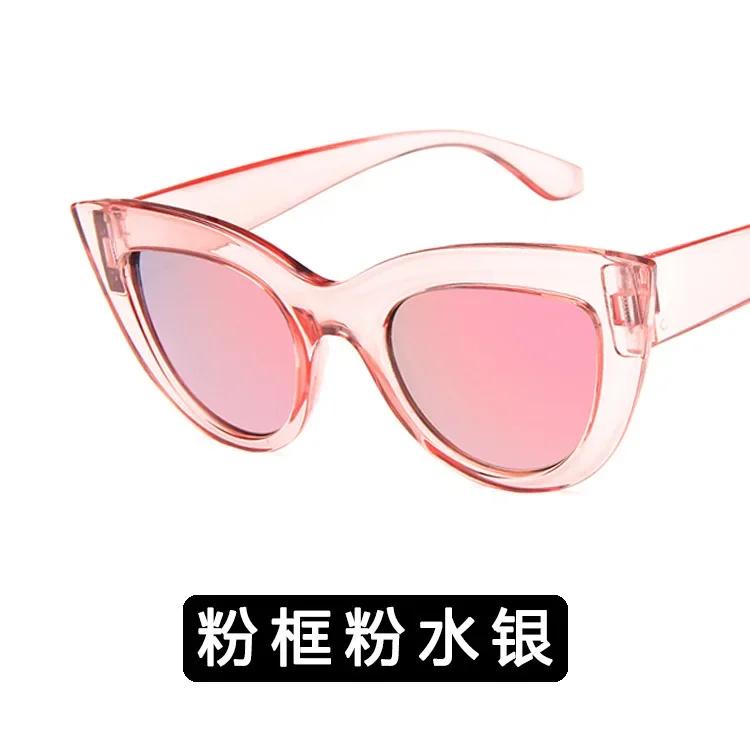 Cat Eye Fashion Sunglasses Woman Vintage Luxury Brand Designer Black Glasses Sun Glasses For Female Uv400