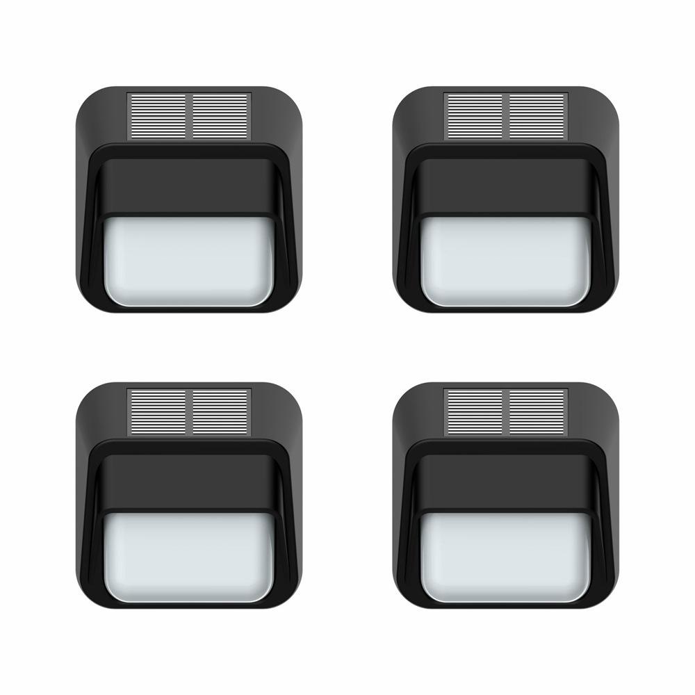 

Солнечные светильники для ограждения, теплый цвет RGB, свечение, солнечное освещение для террасы, лестницы, двора, бассейна, патио, дорожки, ступенчатая лампа