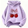 Fashion Y2k Cherry Design Graphic Hoodie Kids Children's Sweatshirt Hoody for Boys Girls Autumn Winter Casual Hoodies