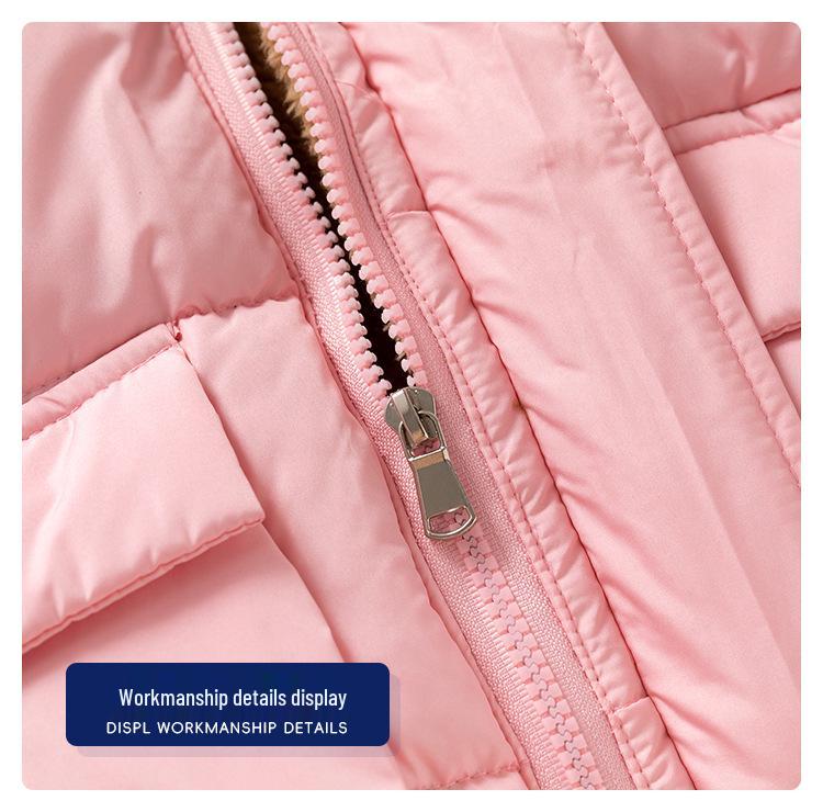 Stilvolle Koreanische Baumwolljacke für Kinder - Unisex Verdickte Herbst/Winterjacke 2025