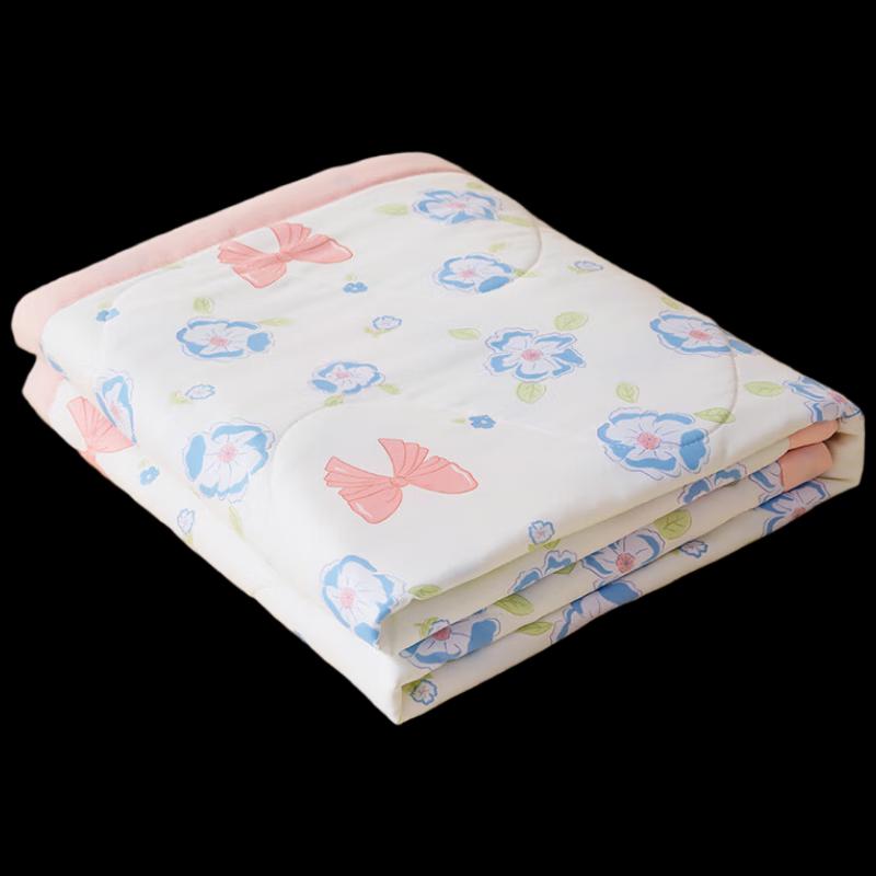 

Hongqingting Blue Floral Summer Comforter