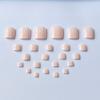 Square Head False Toe Nails Wearable Manicure Press On Nails Fashion Foot Nail Tips  Girl