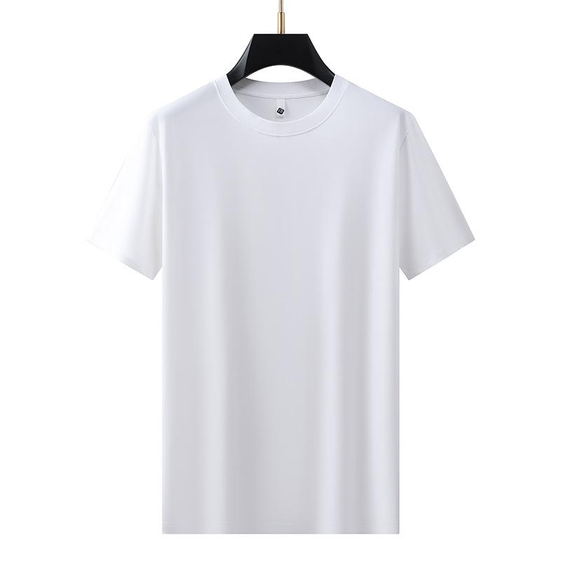 

Мужская футболка с коротким рукавом из высококачественного шелка Mulberry — приятная на ощупь, стильная, свободного кроя, с круглым вырезом XL