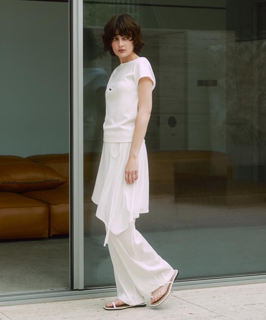 Zero Street [2 Colors] Le Zero Pleated Layered Pants