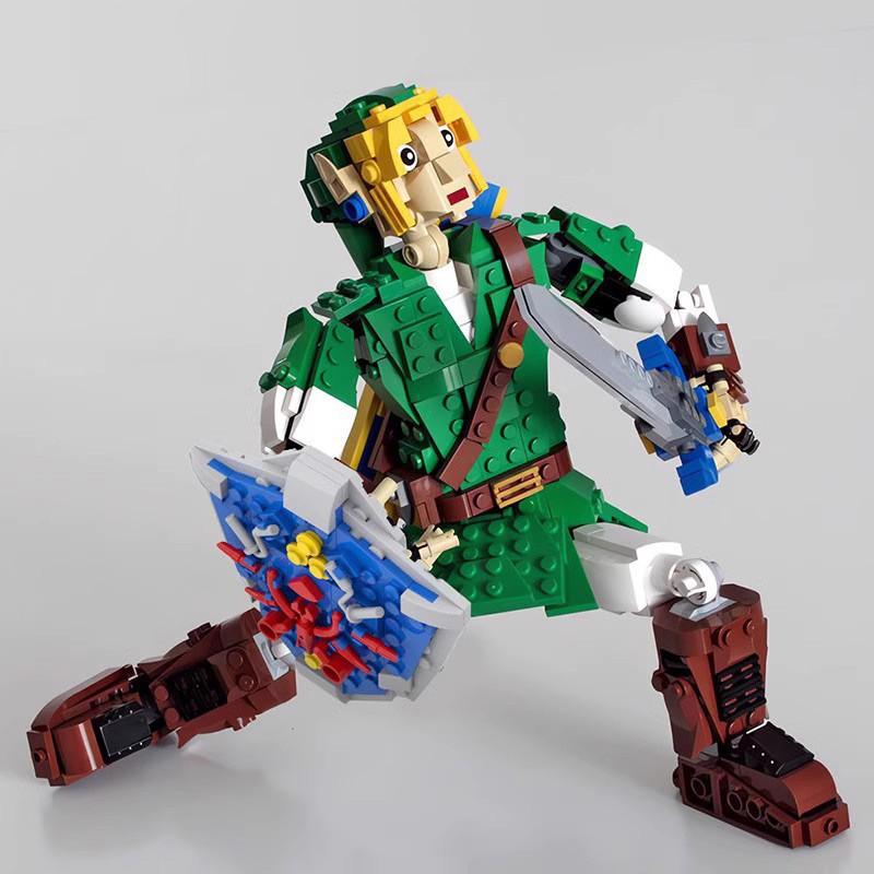 Compatible Mosaic Building Block -90299 Legend Of Zelda Link Ideas Doll Toy Boy
