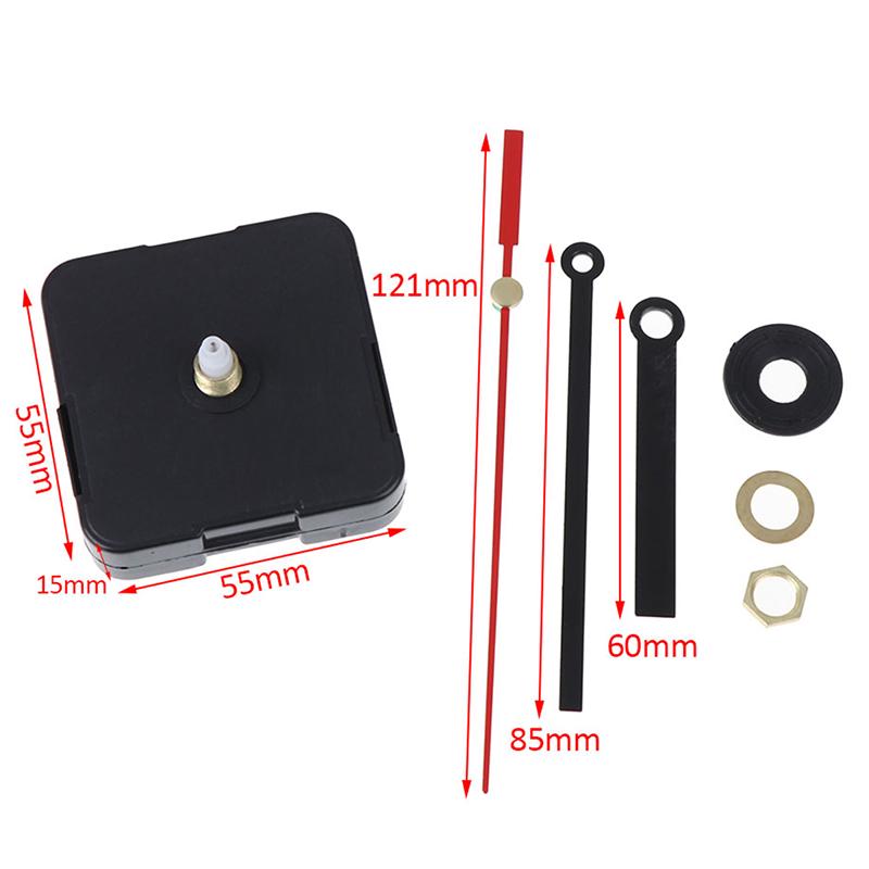 1Set Silent Quartz Clock Movement Clockwork Mechanism Kit DIY  With Hook Drop