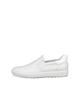 Casual Sneakers Soft 7 Genuine Leather Casual Sneakers White Cm 3E [Echo] Women's Slip-on White/Patent 24.5