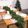 180CM Künstlicher Girlande Weihnachtsdekoration Künstliche Ranke für Heimdeko Grünpflanzenkranz Neujahrsparty Navidad Außenornamente
