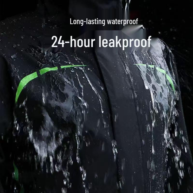 Men's Motorcycle Raincoat and Pants Set - Split Type, Stormproof Riding Gear