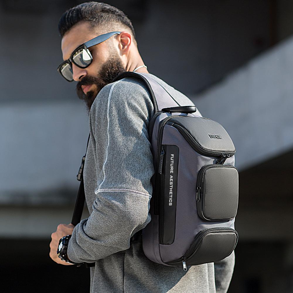 Bange Anti-Theft New Multifunction Crossbody Bag For Men Shoulder Messenger Bags Male Waterproof Short Trip Chest Bag Pack