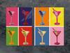 GLAS Schutzplatte Tafel 75x52 BUNT