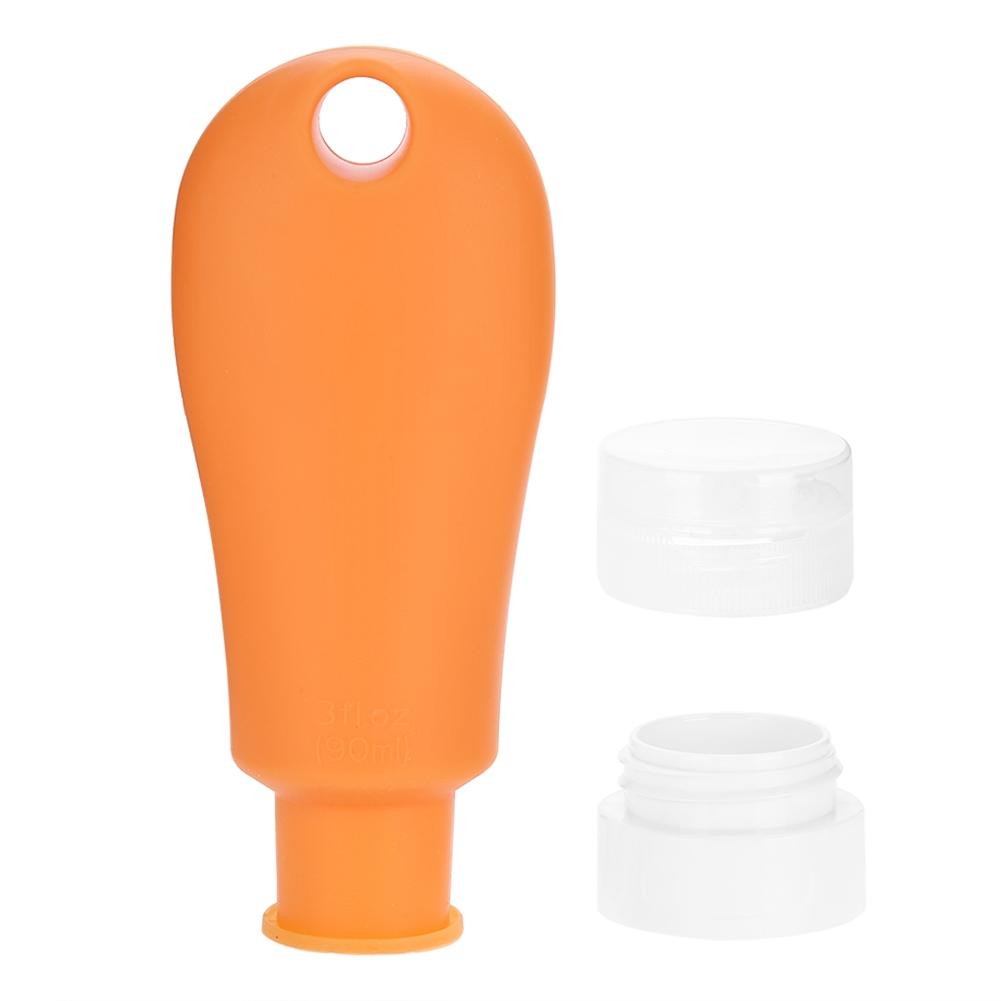 Portable Silicone Travel Bottle Set Lotion Shampoo Shower Empty Press Container 01