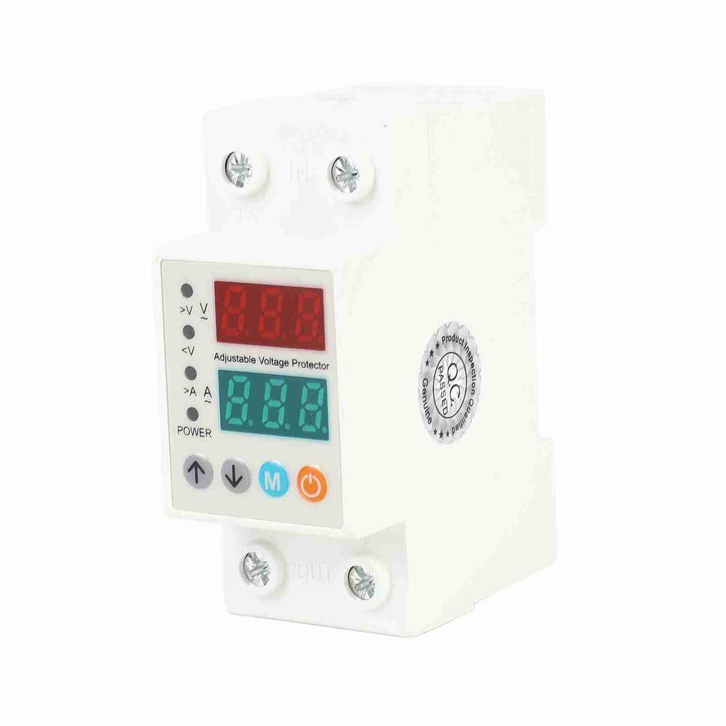 Protector de Tensiune 2P cu Afișaj Digital Resetare Automată Dispozitiv de Protecție la Supratensiune Subtensiune AC220V