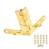 20pcs 90 degrees  Angle Support Spring Hinge for Small Jewelry Wine Case Watch Box Wooden Lid