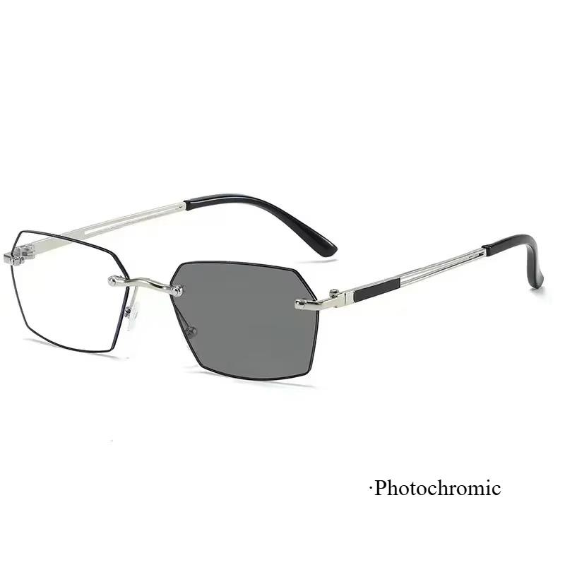 

Деловые и элегантные фотохромные очки для чтения, анти-усталость, защита от синего света, очки для дальнего зрения, линзы HD, диоптрии от 0 до +4,0 +400