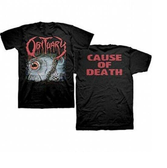 New Obituary Cause of Death Album Death Metal Band Shirt (SML-5XL) badhabitmerch XL