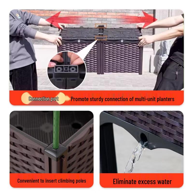 Andatong Outdoor Modular Vegetable Planter Box