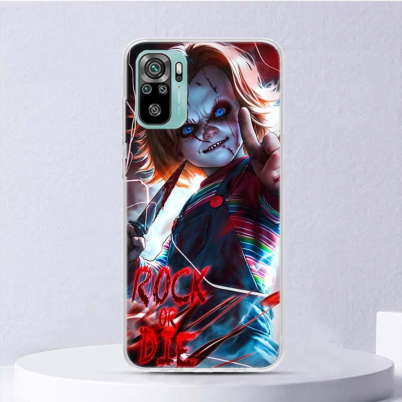 Chucky Doll Horror Movie Soft Case For Xiaomi Redmi 14C 13C 13 12C 12 10C 10 9A 9C 9T 9 Phone Cover 8 8A 7 7A 6 6A K80 K70 K60 K