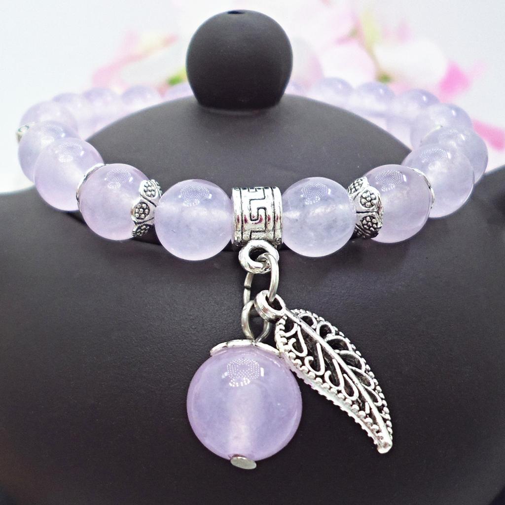 Crystal Bead Bracelets, Chalcedony Bracelets for Women, Couple Small Accessories, Handmade Bead Jewelry, Yiwu Small Goods