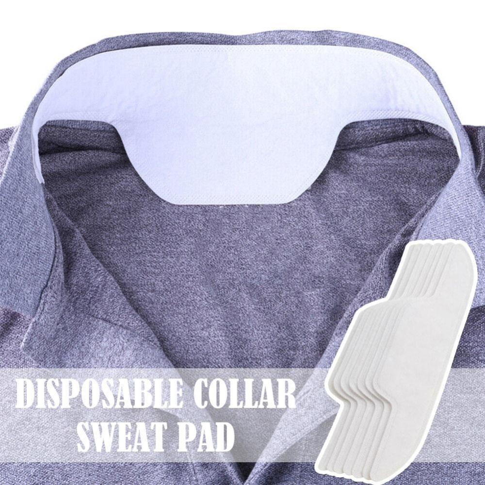 50Pcs Disposable Sweat Collar Absorber Pads Anti-Dirty Shirt Guard Suit