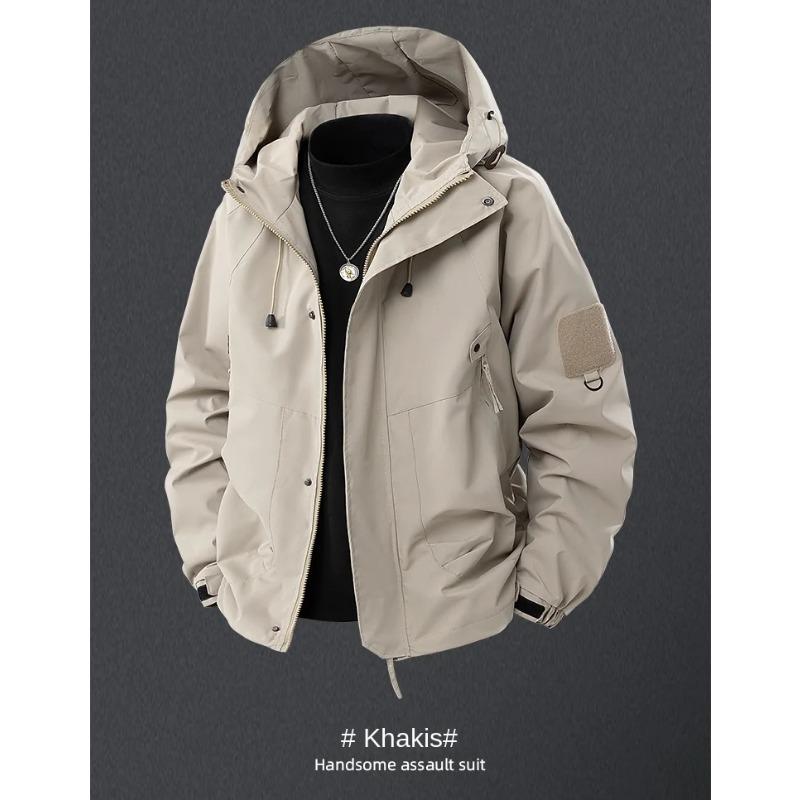 2025 Autumn New Stormtrooper Windproof Waterproof Jacket Man Spring Outdoor Hiking Jackets Men's Women's Cargo Jacket Work Coat
