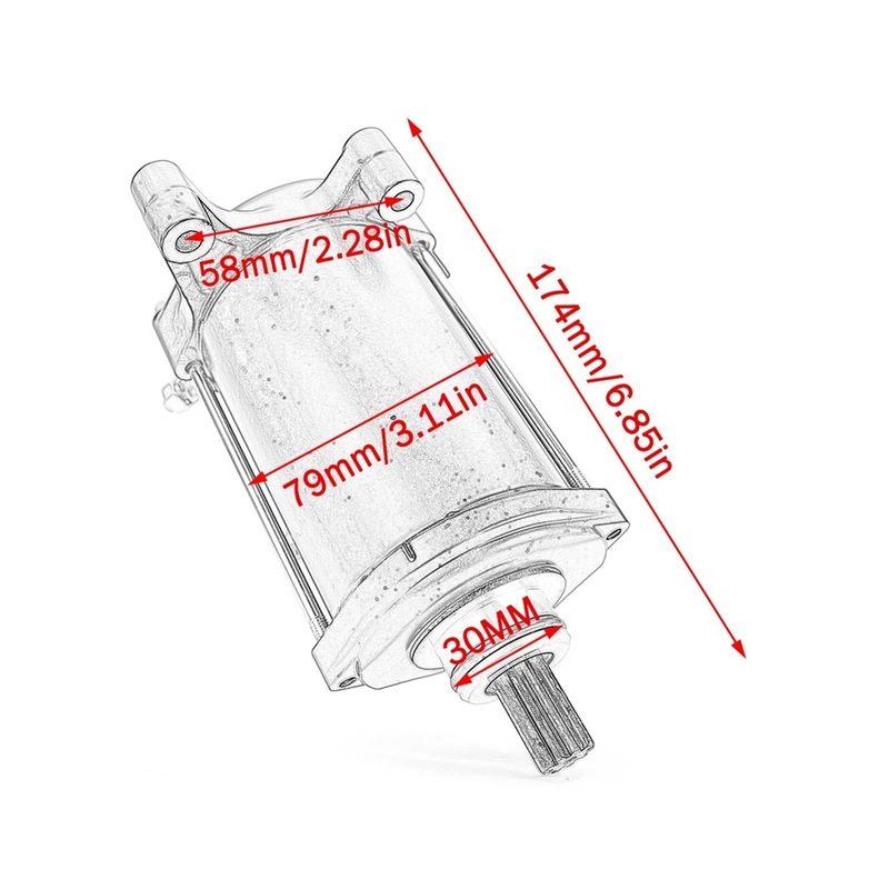 Motorcycle Starter Motor for BMW R1200RT R1200R/RS R1250GS,RT R1250R R1250RS R1200GS R1200 R1250 for bmw 12418526230 8526230-03