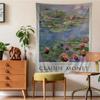 Claude Monet Abstrakcyjny Gobelin Anime do Zawieszenia Tarot Hippie Dywaniki Ścienne Dekoracja Domu Akademika